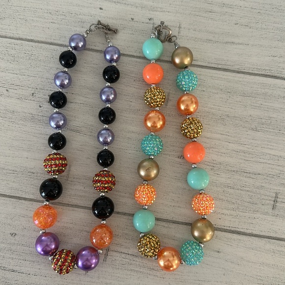 4 Fall Dresses & Necklace Bundle Size 8/9 - Picture 5 of 5